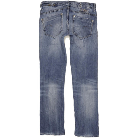G-Star Midge Women Blue Straight Slim Stretch Jeans W31 L31
