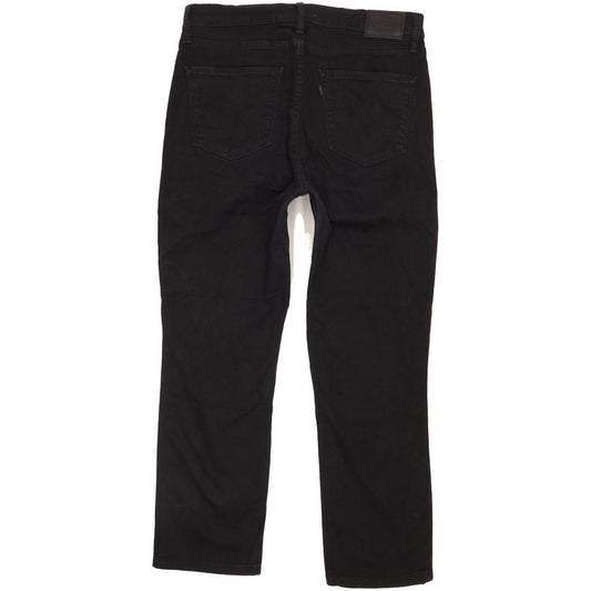Levi's 724 Black Straight Slim Stretch Jeans High Waisted W31 L26