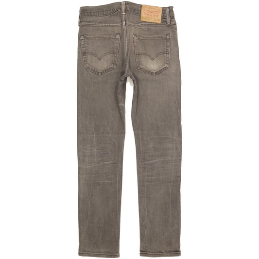 Levi's Men Grey Straight Slim Stretch Jeans W28 L29