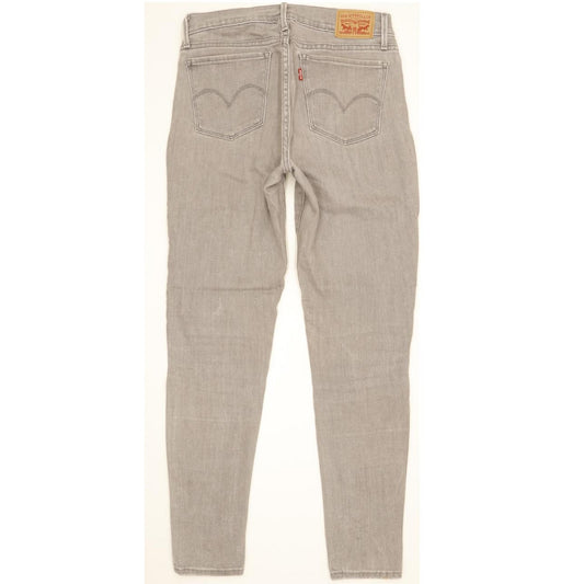Levi's 710 Super Women Grey Skinny Slim Stretch Jeans W27 L29