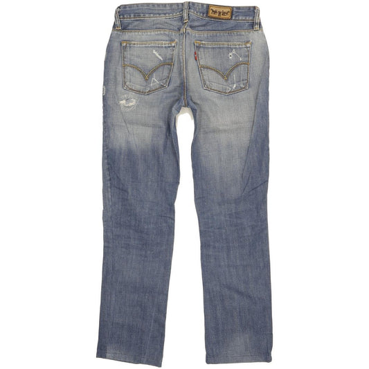 Levi's 572 Men Blue Straight Slim Jeans W28 L28