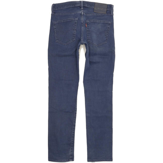 Levi's Men Blue Straight Slim Stretch Jeans W31 L31