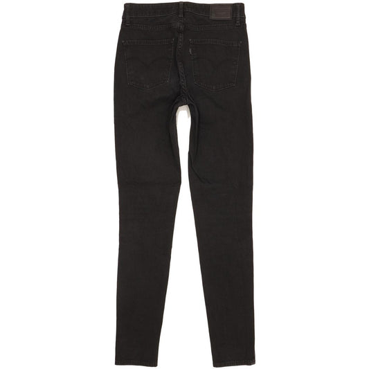 Levi's 721 Women Black Skinny Slim Stretch Jeans W28 L31