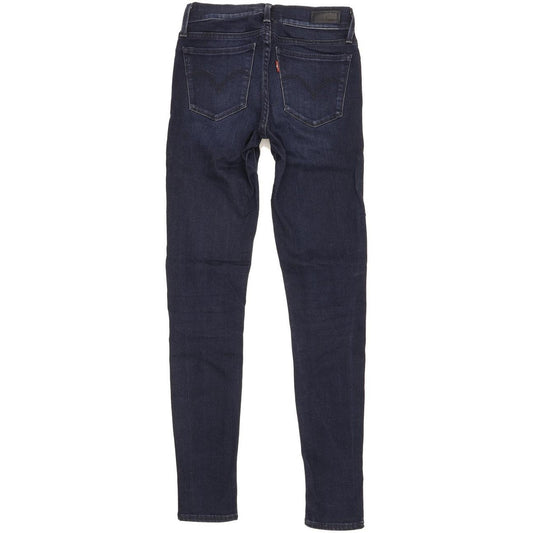 Levi's 710 Super Women Navy Skinny Slim Stretch Jeans W25 L30