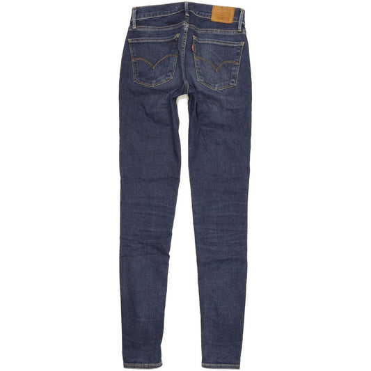 Levi's 710 Super Women Blue Skinny Slim Stretch Jeans W26 L31