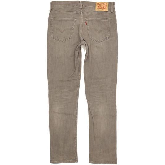 Levi's 511 Men Grey Straight Slim Stretch Jeans W33 L33