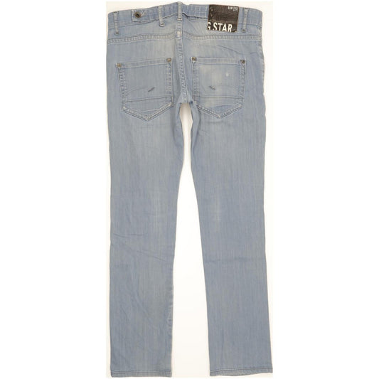 G-Star Women Blue Straight Slim Stretch Jeans W30 L31