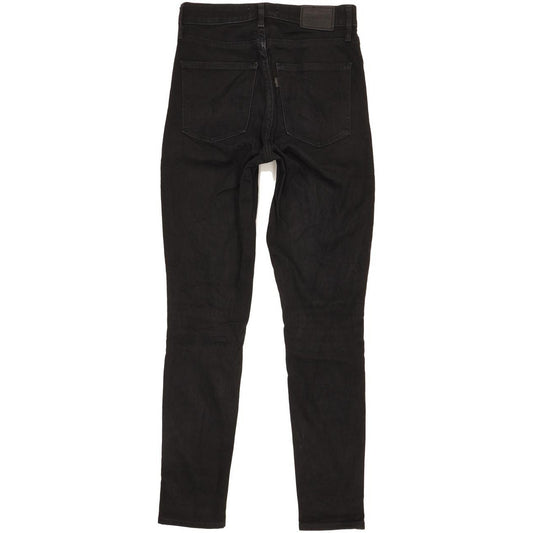 Levi's 721 Women Black Skinny Slim Stretch Jeans W27 L28