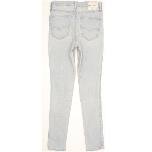 Levi's Line 8 Blue Skinny Slim Stretch Jeans High Waisted W29 L32