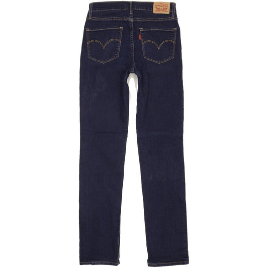 Levi's 724 Women Blue Straight Slim Stretch Jeans W26 L31