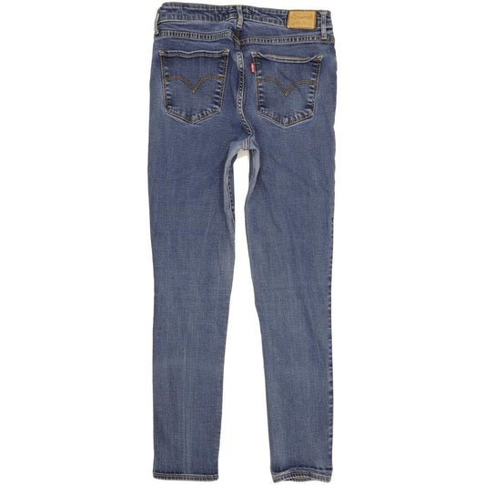 Levi's 721 Women Blue Skinny Slim Stretch Jeans W30 L29