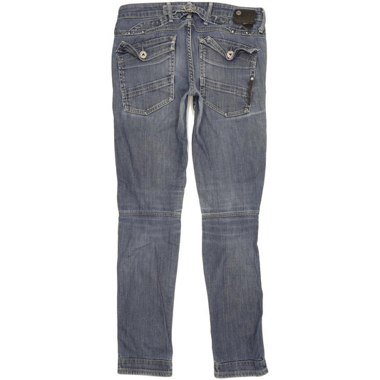 G-Star Elwood Narrow Women Blue Skinny Slim Stretch Jeans W27 L31