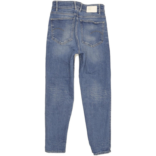 G-Star Janeh Ultra Blue Skinny Slim Mom Stretch Jeans High Waisted W26 L30