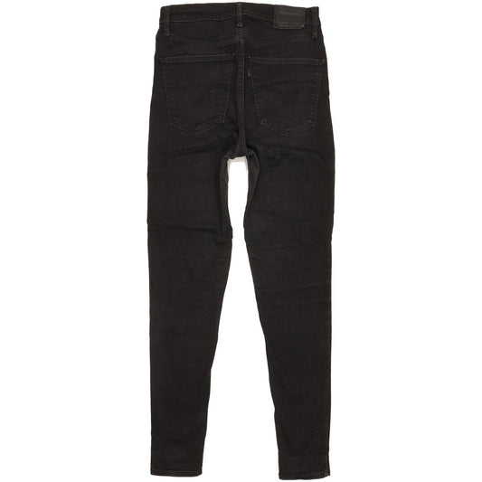 Levi's Mile Black Skinny Slim Stretch Jeans High Waisted W29 L30