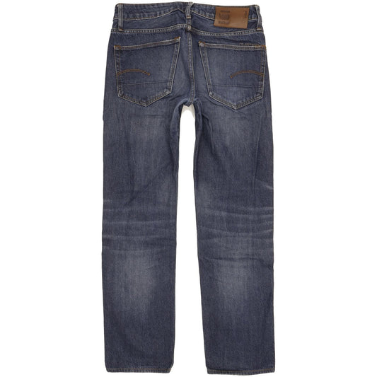 G-Star 3301-B Men Blue Straight Regular Jeans W30 L30
