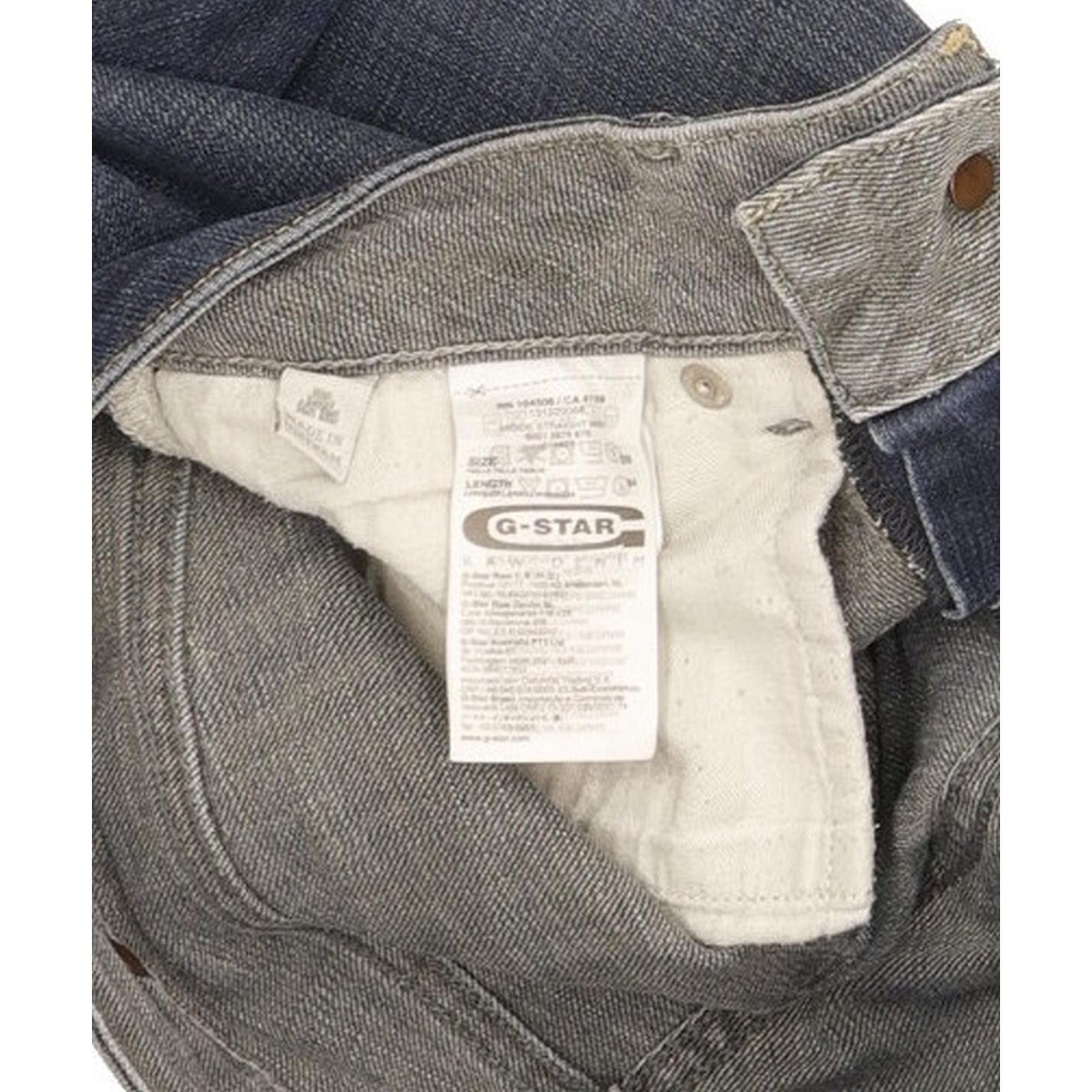 G-Star Midge Women Blue Straight Slim Stretch Jeans W28 L34