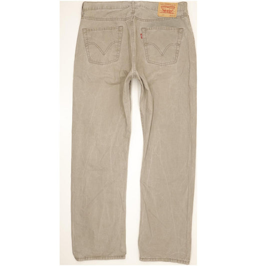 Levi's 401 Men Grey Straight Regular Jeans W36 L32