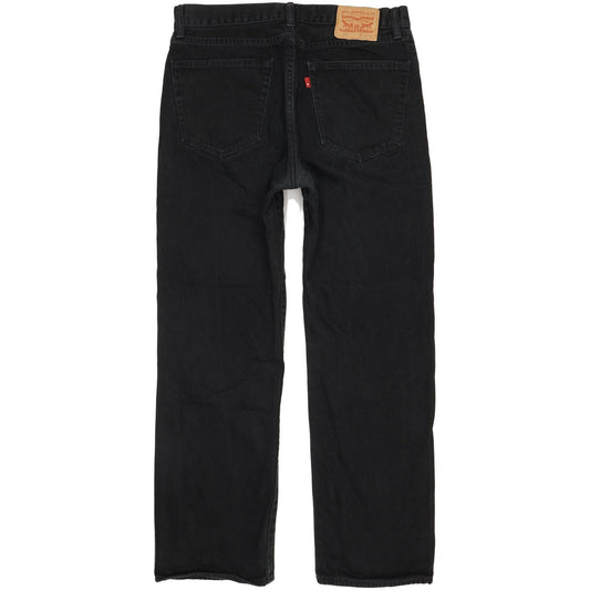 Levi's 751 Men Black Straight Regular Jeans W36 L31