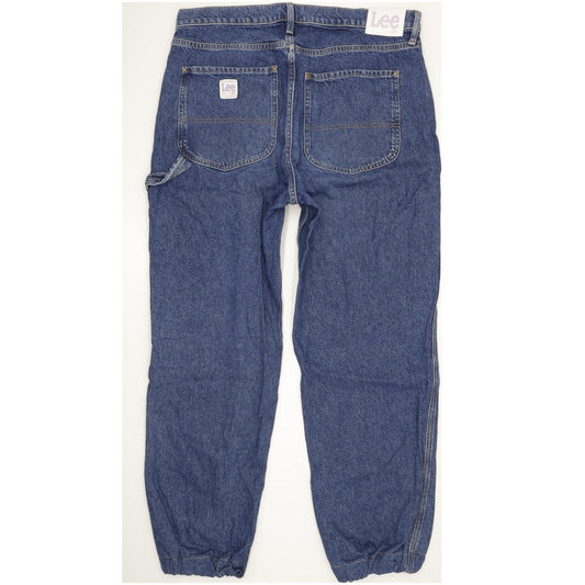 Lee Blue Tapered Regular Jeans High Waisted W34 L32