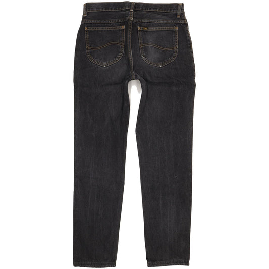 Lee Portland Men Black Tapered Regular Jeans W34 L31