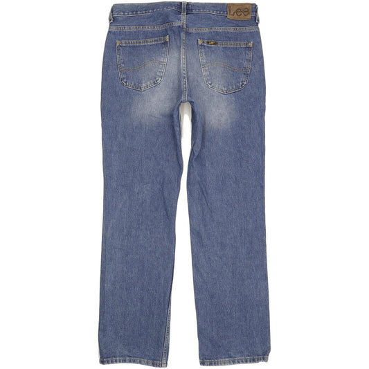 Lee Seattle Men Blue Straight Regular Jeans W36 L32
