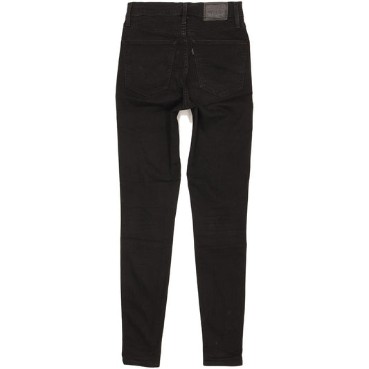 Levi's Mile Black Skinny Slim Jeans High Waisted W27 L32