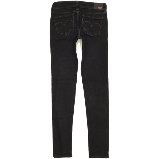 Levi's Demi Curve Women Black Skinny Slim Stretch Jeans W26 L30