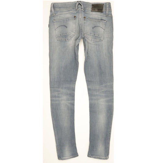 G-Star Lynn Women Blue Skinny Slim Stretch Jeans W28 L30