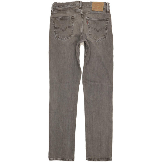 Levi's 511 Men Grey Straight Slim Stretch Jeans W33 L33