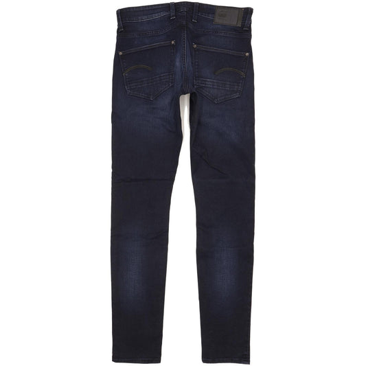 G-Star Revend Men Navy Skinny Slim Stretch Jeans W32 L34