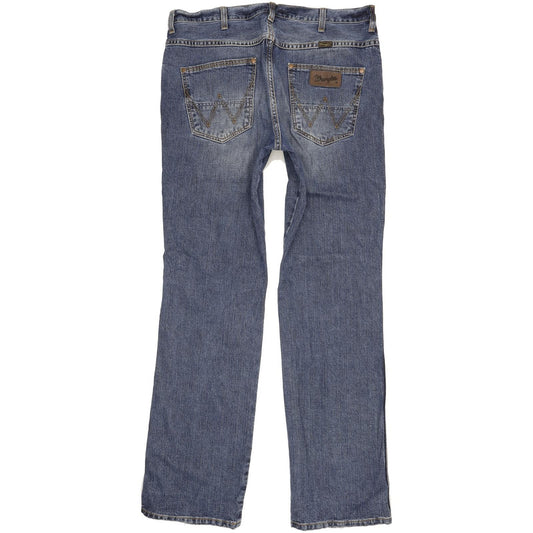 Wrangler Alaska Men Blue Straight Regular Jeans W36 L34