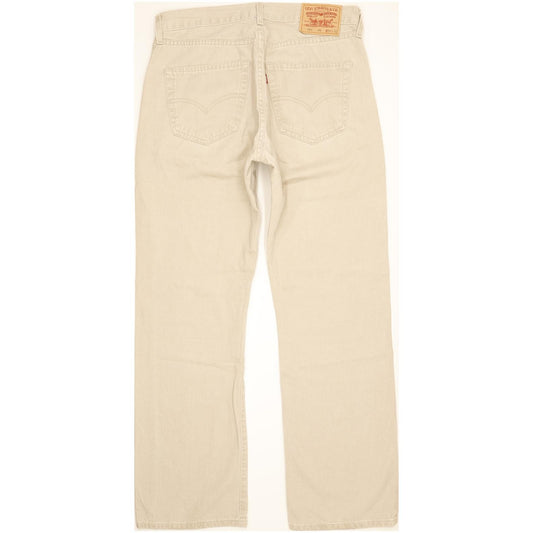 Levi's 551 Men Beige Straight Regular Jeans W34 L31