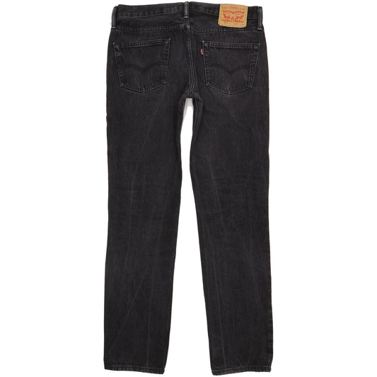 Levi's 511 Men Black Straight Slim Jeans W32 L33