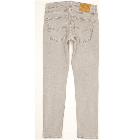 Levi's 512 Men Grey Tapered Slim Stretch Jeans W30 L30