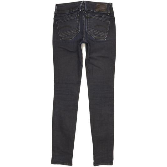 G-Star Lynn Women Navy Skinny Slim Stretch Jeans W25 L30