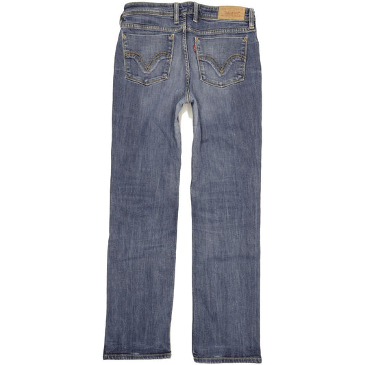 Levi's 627 Women Blue Straight Slim Stretch Jeans W31 L31