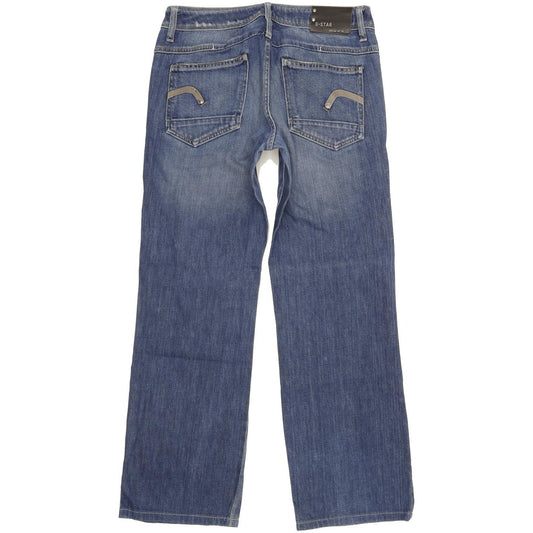 G-Star New Reese Women Blue Straight Loose Jeans W28 L30