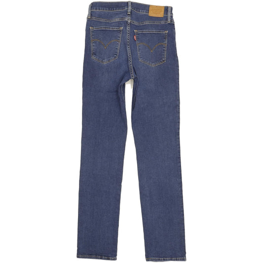 Levi's 724 Women Blue Straight Slim Stretch Jeans W29 L31