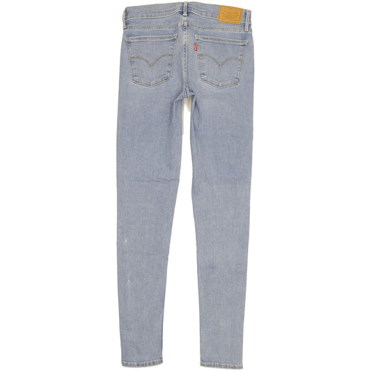 Levi's 710 Super Women Blue Skinny Slim Stretch Jeans W27 L30