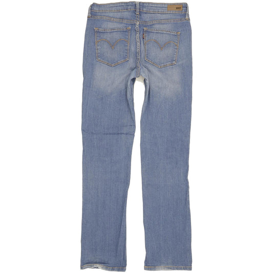 Levi's Demi Curve Women Blue Straight Slim Stretch Jeans W29 L31