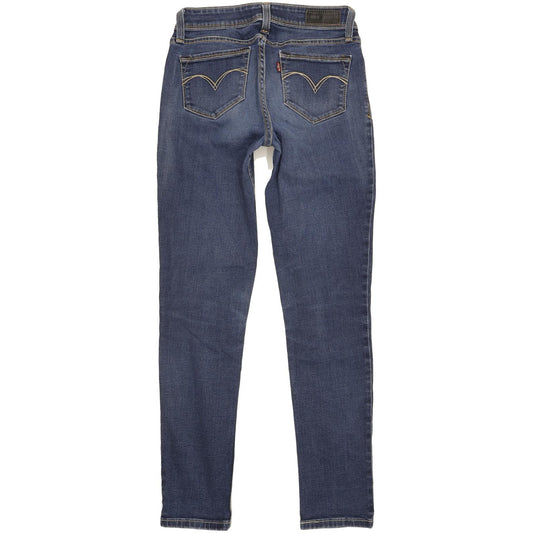 Levi's Bold Curve Women Blue Skinny Slim Stretch Jeans W26 L30