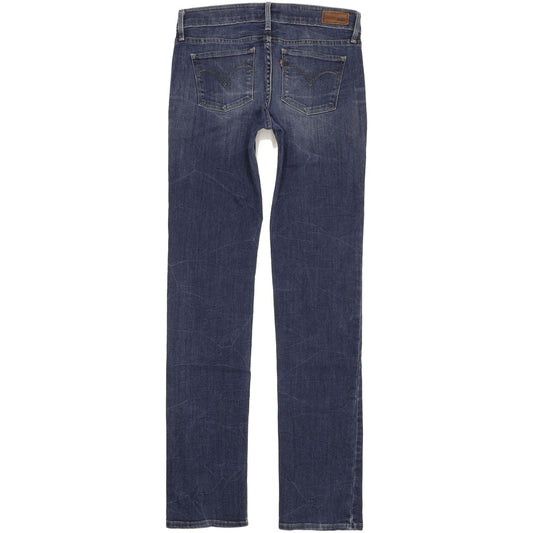 Levi's Slight Curve Women Blue Straight Slim Stretch Jeans W28 L34