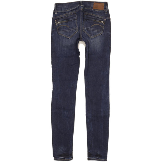 G-Star Midge Cody Women Blue Skinny Slim Stretch Jeans W24 L30