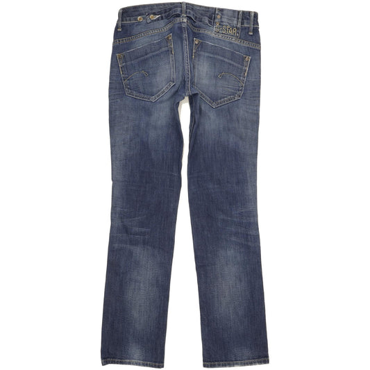 G-Star Midge Women Blue Straight Slim Stretch Jeans W31 L31