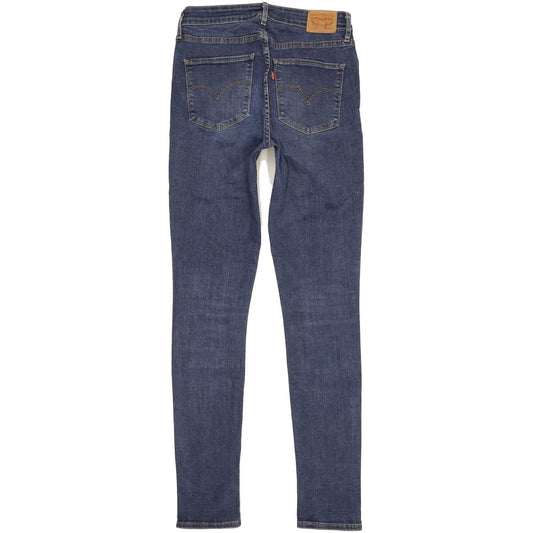 Levi's 721 Women Blue Skinny Slim Stretch Jeans W29 L32