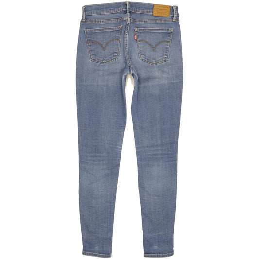 Levi's 710 Super Women Blue Skinny Slim Stretch Jeans W27 L28