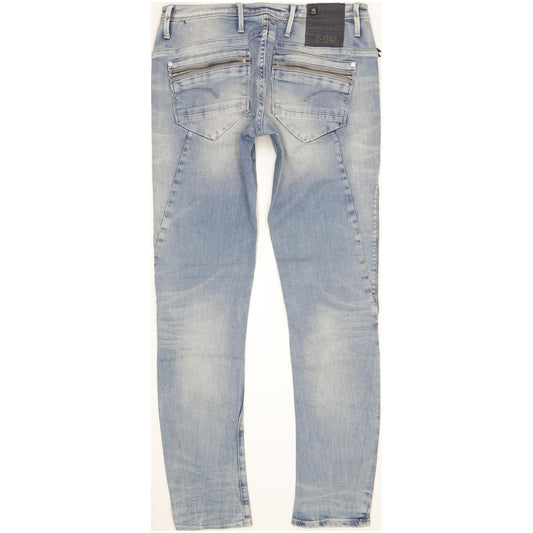 G-Star Ocean Women Blue Skinny Slim Stretch Jeans W30 L32