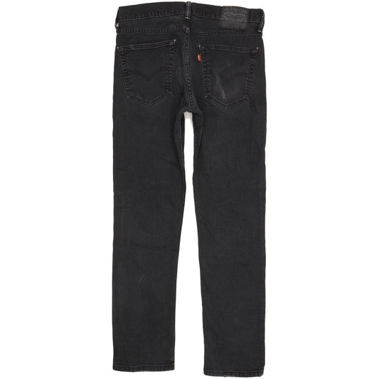 Levi's 511 Men Black Straight Slim Stretch Jeans W32 L30
