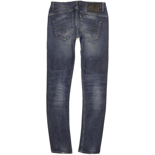 G-Star New Radar Women Blue Skinny Slim Stretch Jeans W28 L31