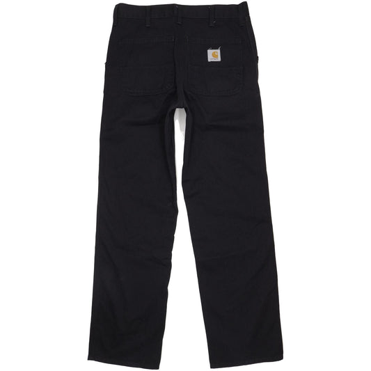 Carhartt Men Black Straight Regular Stretch Jeans W33 L33